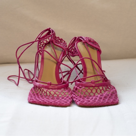 Bottega Veneta- Stretch Lace-Up Sandal